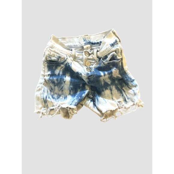 Girl clothes lot of 4 piece bundle medium 7/8 shorts and t-shirt tops EUC - Picture 2 of 6